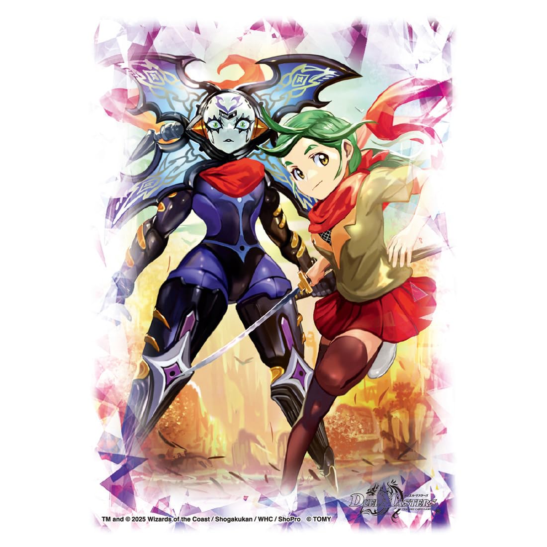 Takara Tomy Duel Masters DX Card Sleeve Karen Honnoji & KAOS Mantra - Betrayal Heroine