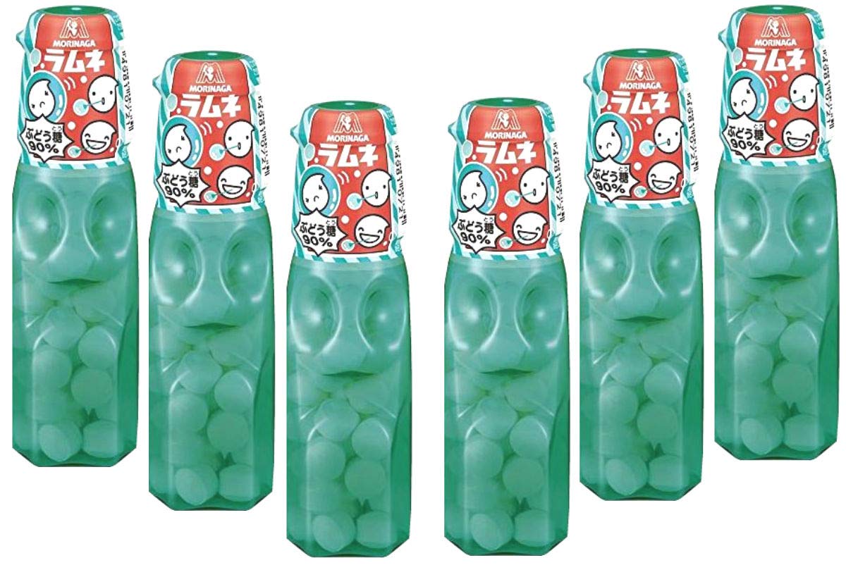 Morinaga Ramune soda candy,original taste×6. No.a452