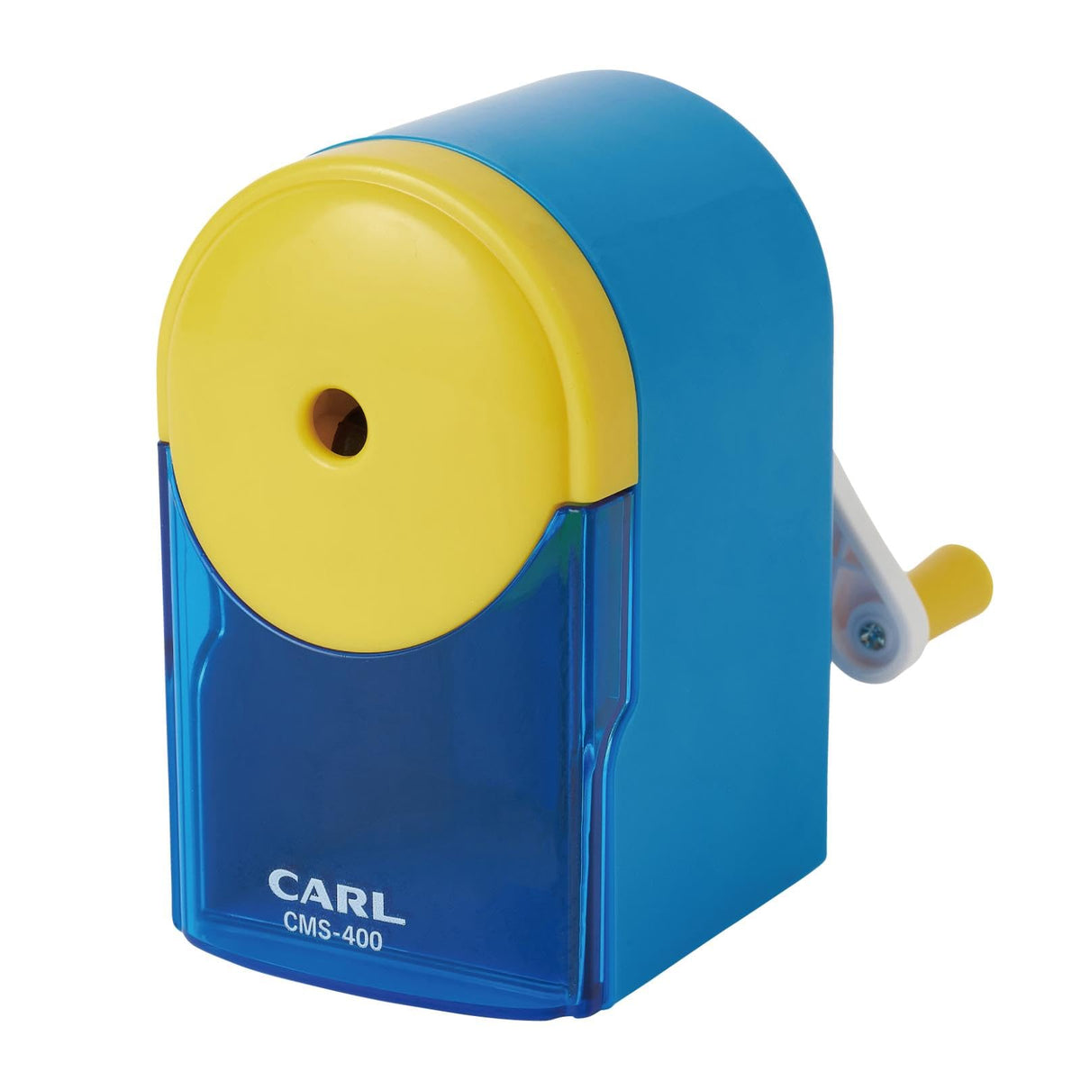 Carl Office Equipment, Flag, Blue, Tabletop Manual Pencil Sharpener, with Break-Lead Remover Function, Domestic Brand CMS-400-B