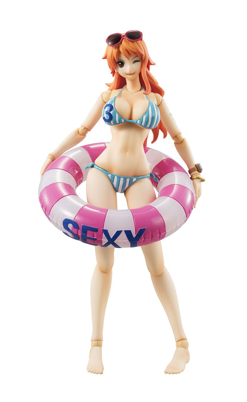 Megahouse Onepiece: Nami (Summer Vacation Version) Variable Action Heroes Action Figure