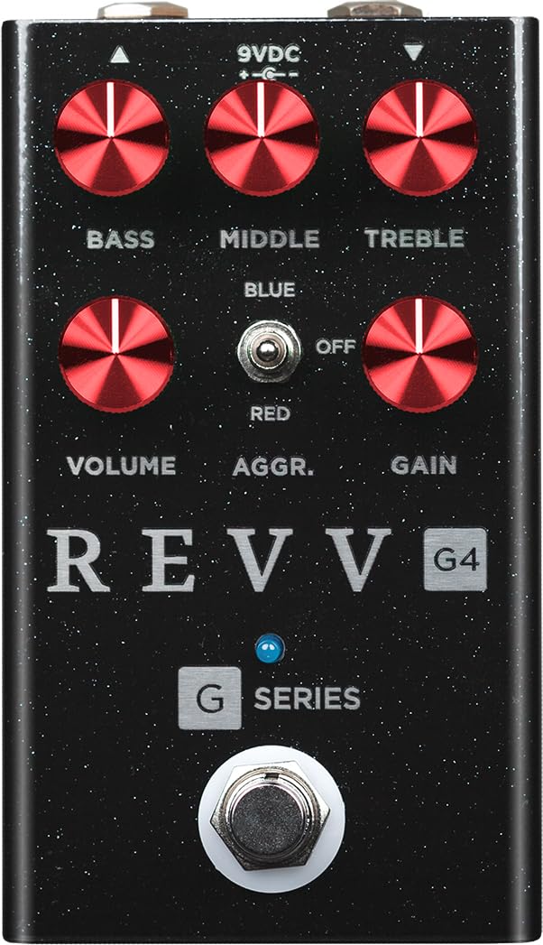 Revv Amplification G Series G4 Pedal, Black Sparkle