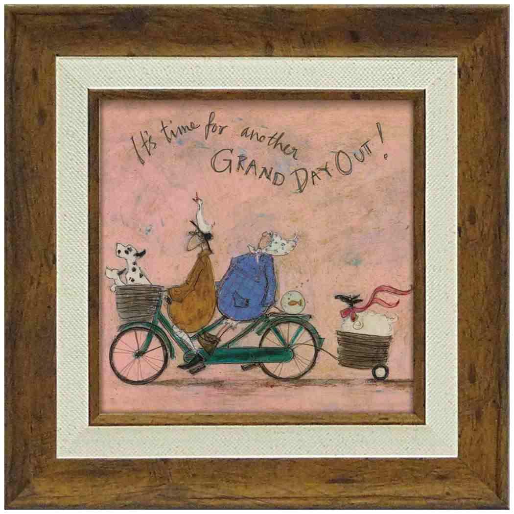 ユーパワー Upower Sam Toft Gel Art Frame, Small, Grand Day Out
