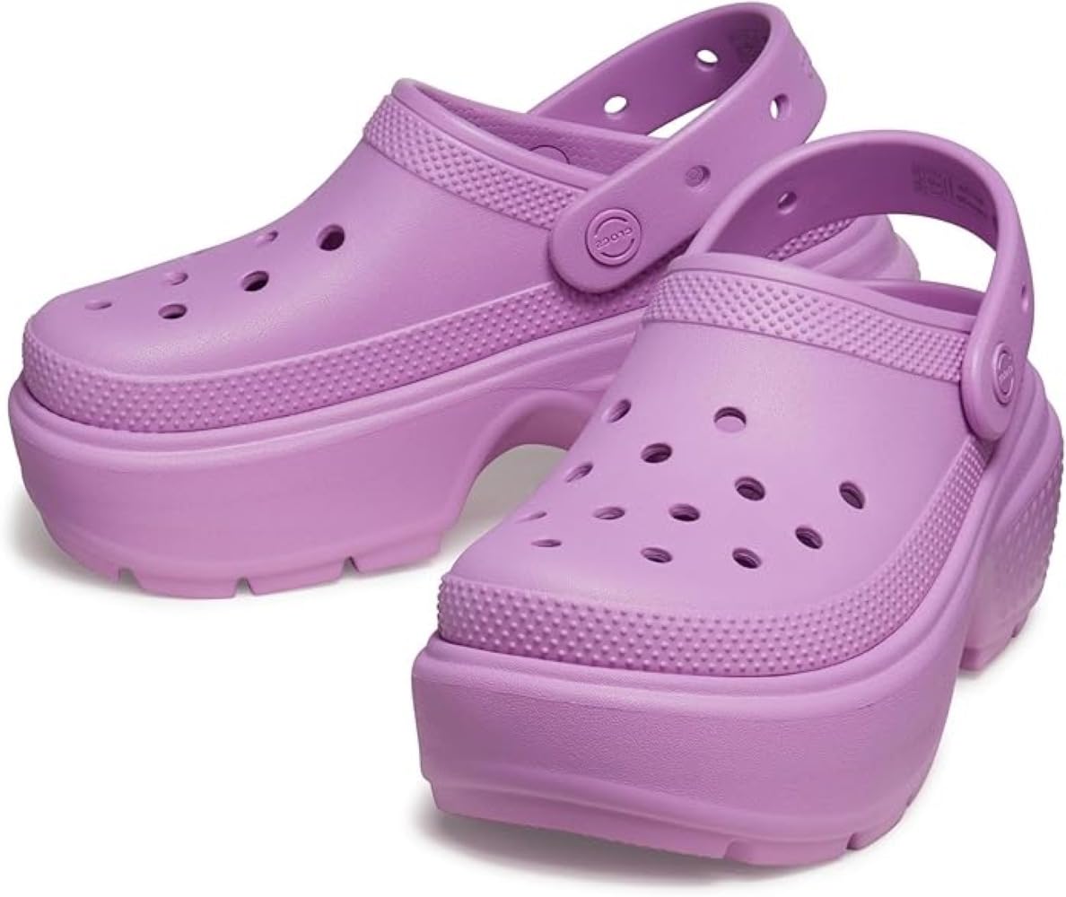 Crocs™ Stomp Clog Unisex Slip-on Shoes – Ideal for Pools and Streets – EVA Outsole, Footbed, and Lining Black Men's 8, Women's 10 Medium