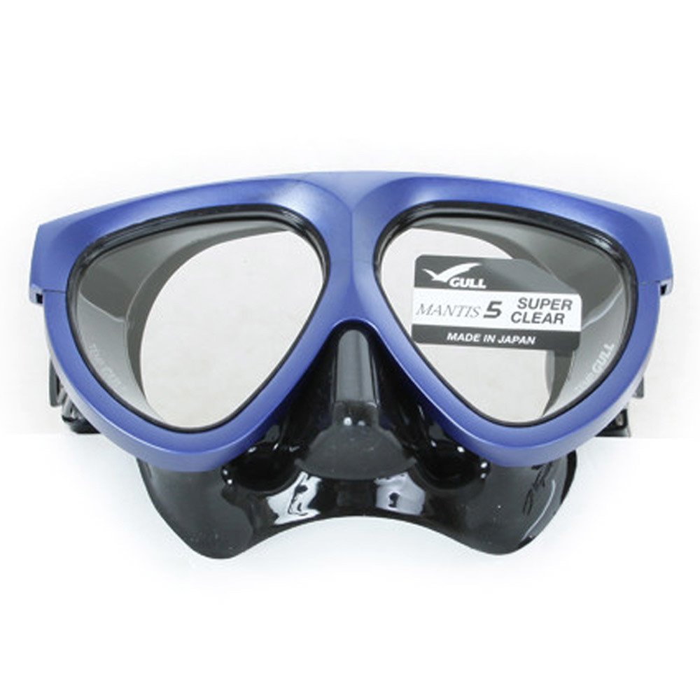GULL Mantis 5 Black Silicone w/BMN Blue Frame