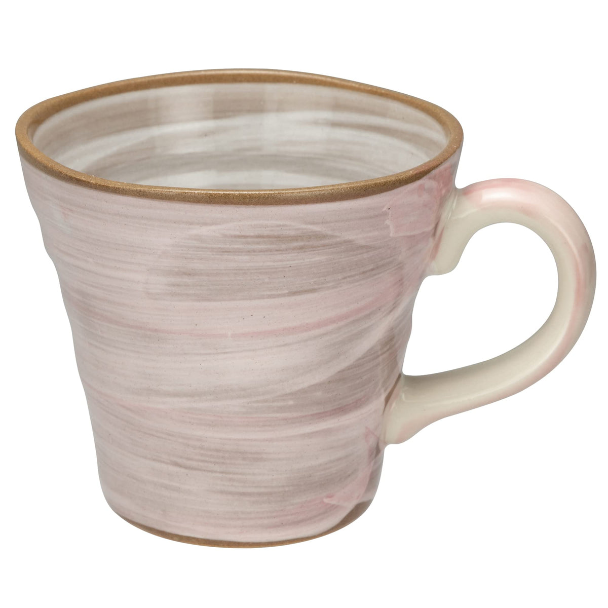 イチキュウ(Ichikyu) Mino Ware 597-04 Mug, Cup, Diameter 3.5 x Height 3.1 inches (9 x 8 cm), Red Color, Pink, Made in Japan