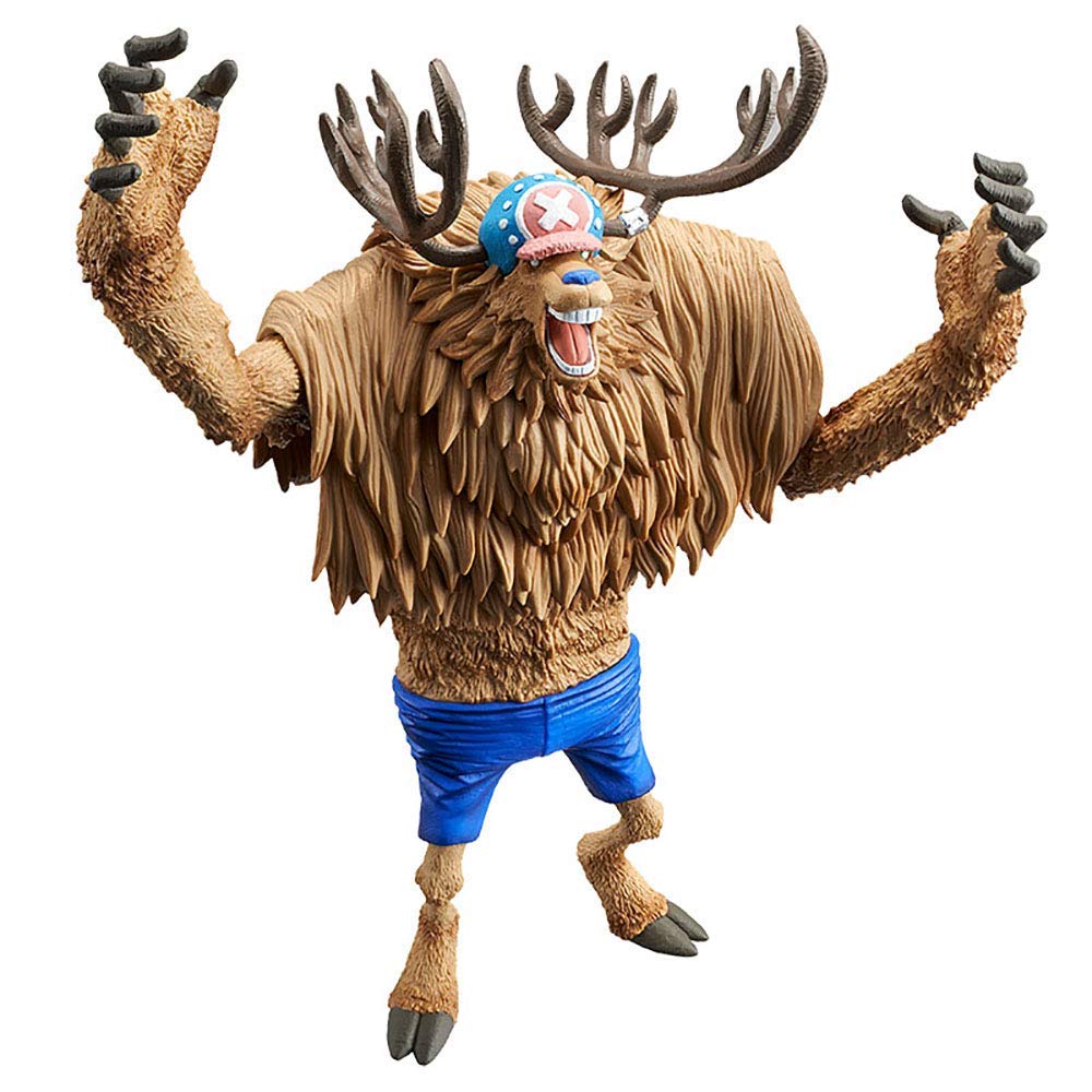 Banpresto Onepiece King of Artist The Tonytony Chopper Toy, Brown/Blue