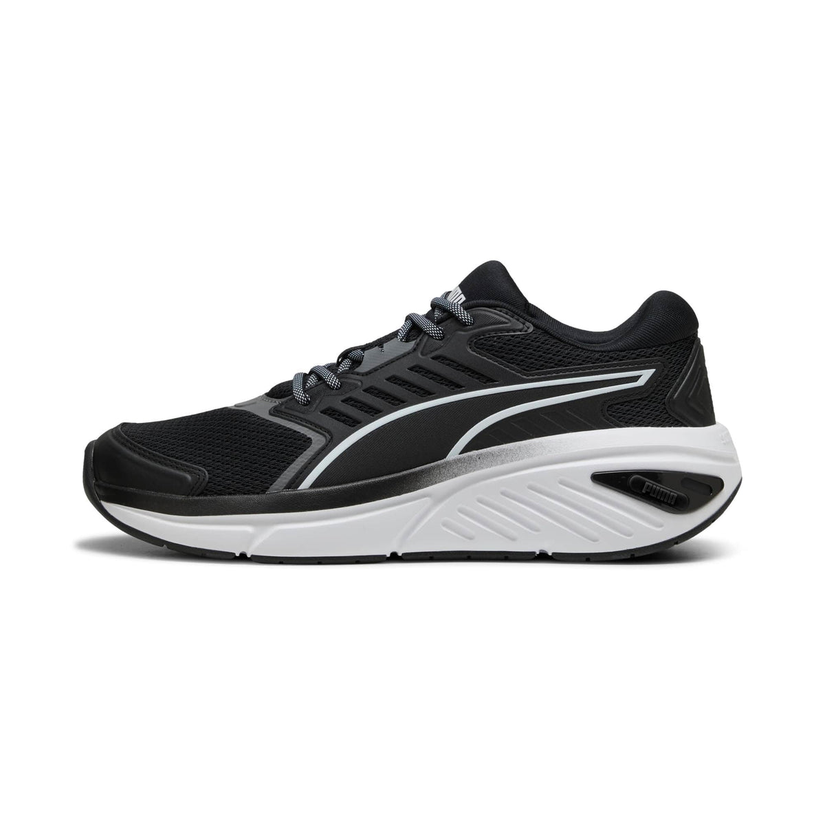 PUMA(プーマ) Men's Running Shoe, 25 Spring Summer Color Puma Black/Puma White (02), 22.0 cm