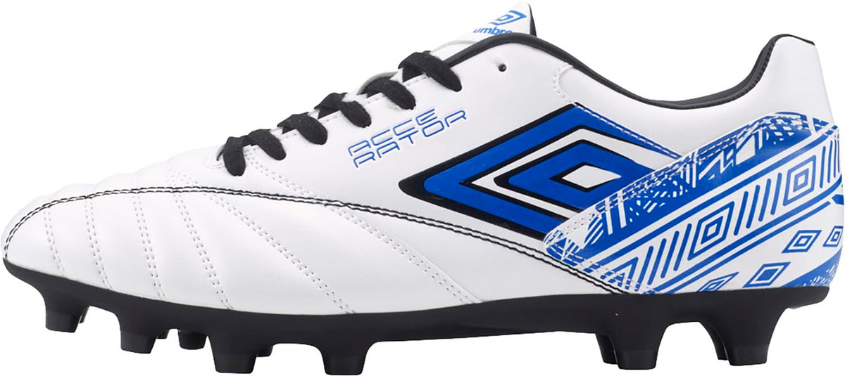 UMBRO(アンブロ) Men's Spike, S.White/Blue/Brasque, 23.5 cm