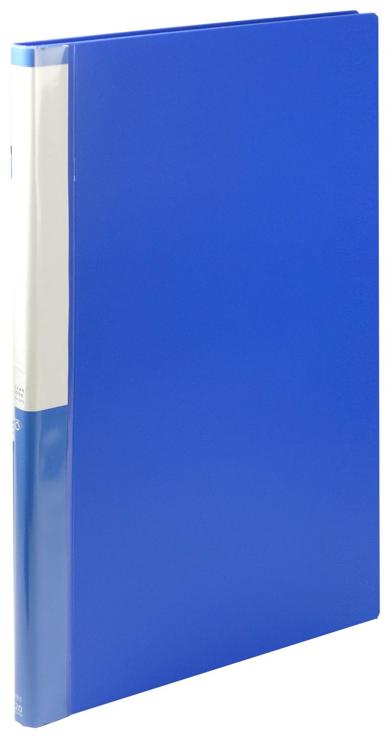 Kokuyo clear book Pojiti B4 20 sheets blue P3 La -L24NB