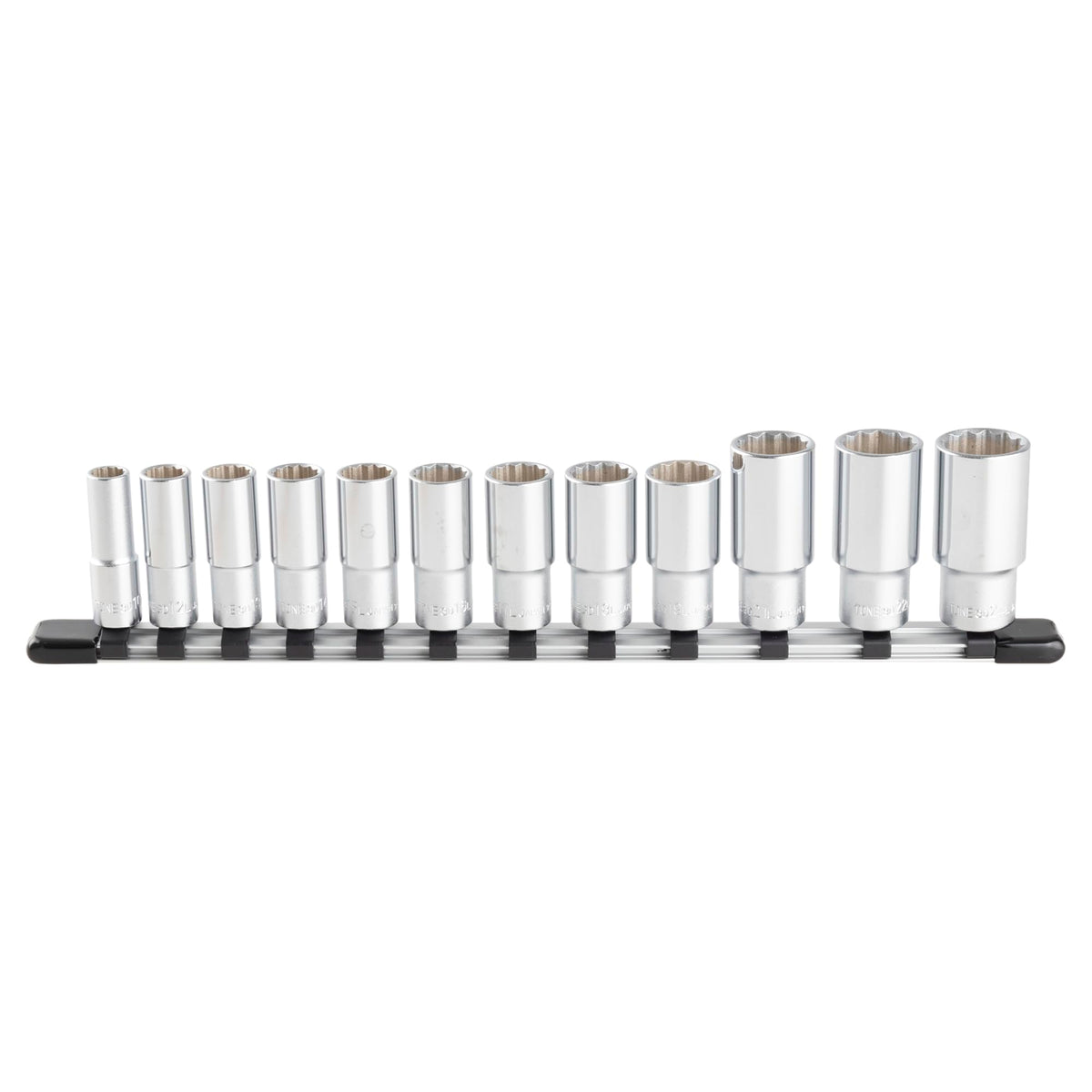 HDL312A TONE 3/8" Drive 12 Point Metric Deep Socket Set w/Holder