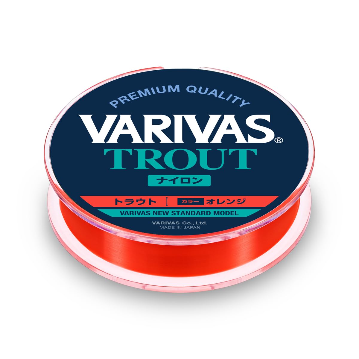 Varivas Trout, Nylon, 328.4 ft (100 m), Orange, 6 lb (No. 1.5)