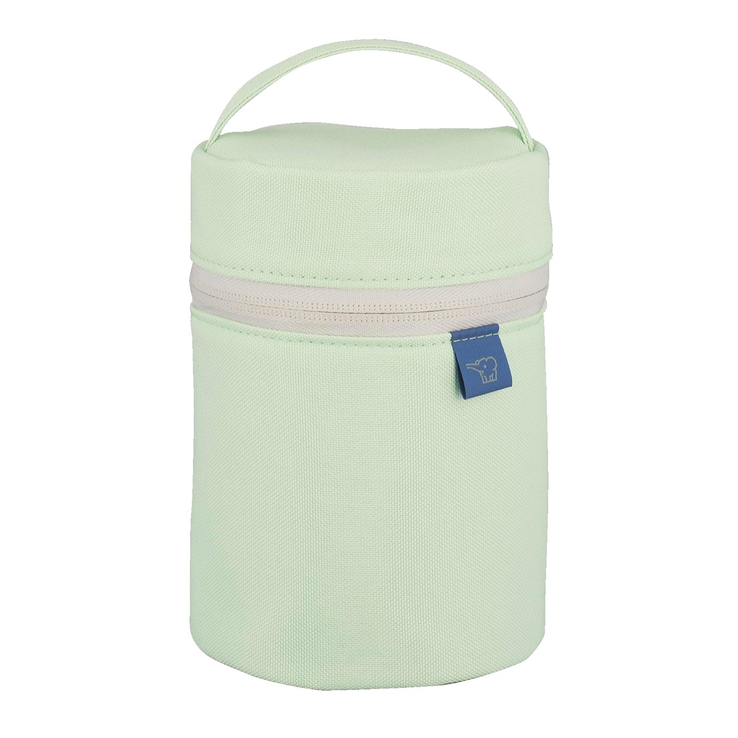 Zojirushi Soup Jar Pouch, Small Size (For 8.5-13.5 fl oz (250-400 ml), Convenient to Carry, Increased Heat Retention, Cutlery Pocket, Washable, Bento Pouch, Airy Green Soup Jar