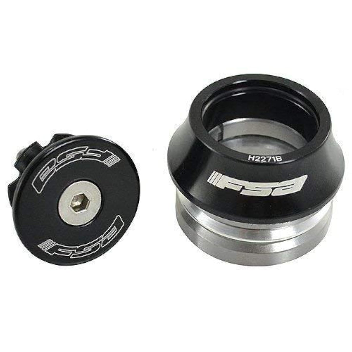 FSA Orbit is-2 1-1/8 Threadless OD 45mm Road Bike Integrated Headset withTop Cap, XTE1535-N
