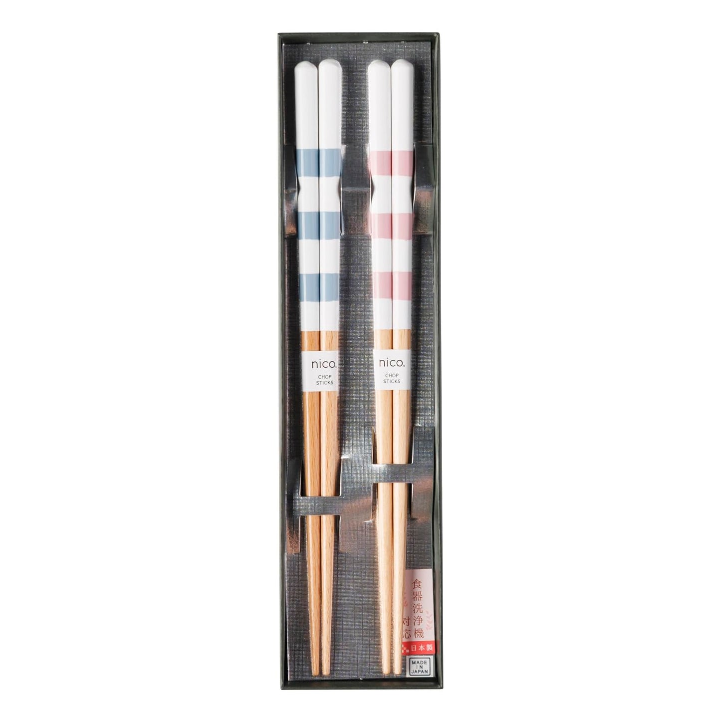 Wakasa Lacquer Chopsticks Pair of Couples Chopsticks, Dishwasher Safe, Sharon, Approx. 8.9 inches (22.5 cm), Made in Japan 132-2007