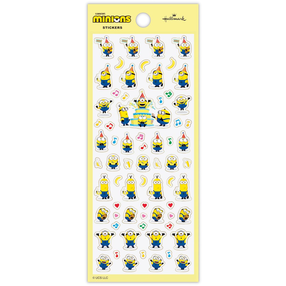 Hallmark Minions 850463 Sticker Edge Minion