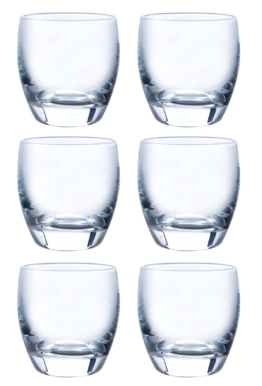 東洋佐々木ガラス Toyo Sasaki Glass T-16108-JAN Cold Sake Glass, 3.4 fl oz (100 ml), Sake Cup, Made in Japan, Dishwasher Safe, Pack of 6