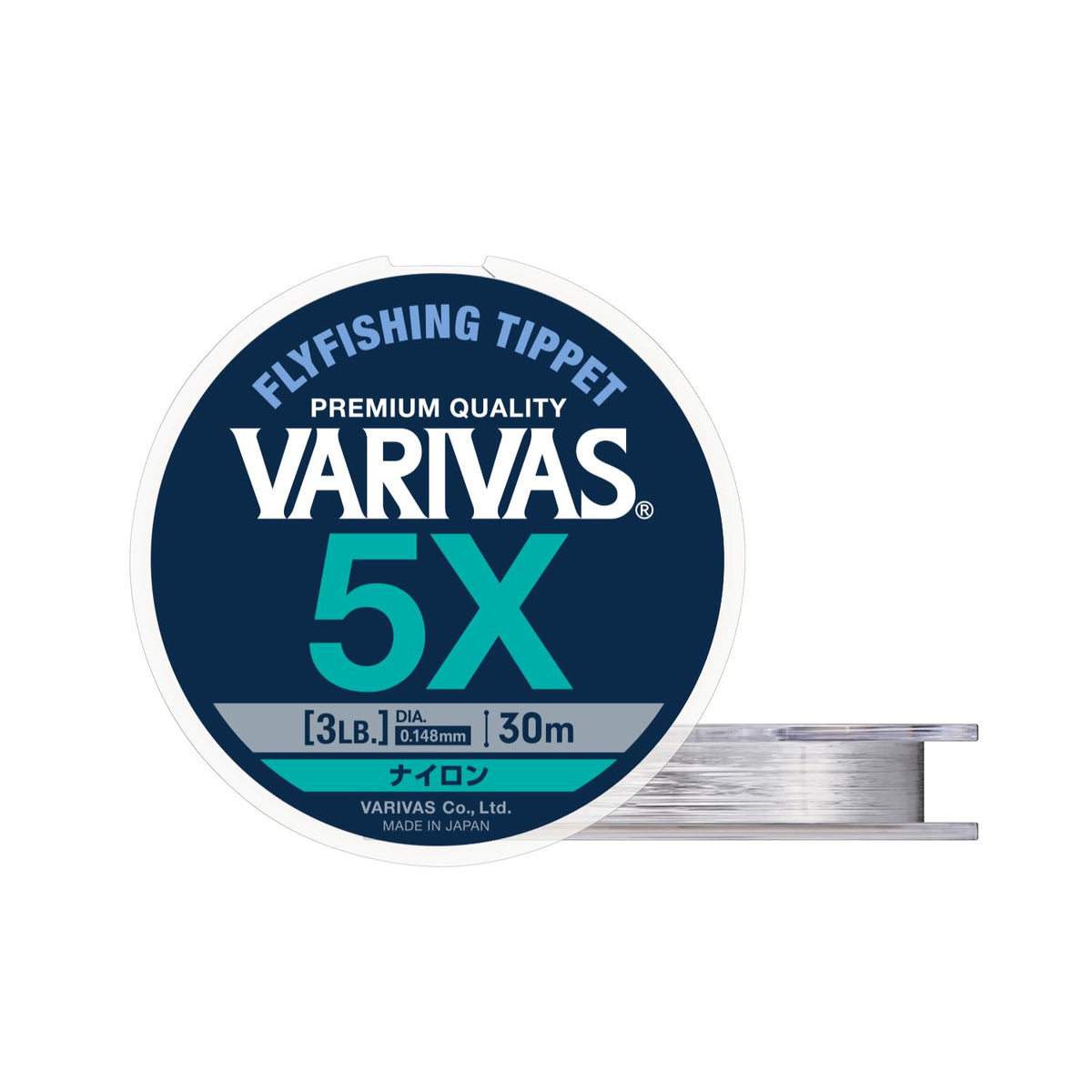 Varivas Tippet Nylon, 98.4 ft (30 m), Natural, 4X (4 lb)