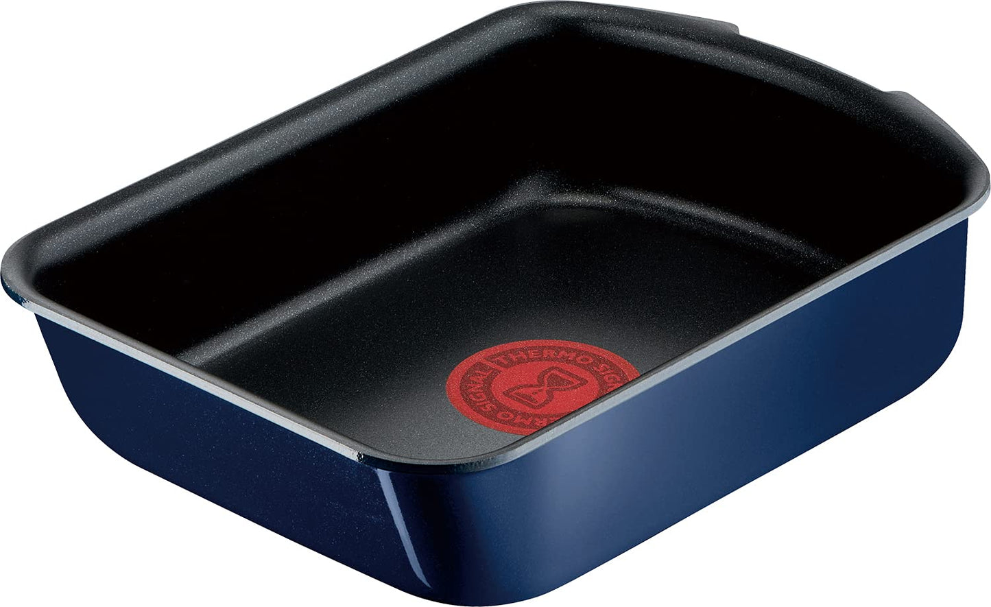 Tefal T-fal L43718 Egg Roaster with Removable Handle, 5.1 x 7.5 inches (13 x 19 cm), Non-Stick, Notification Mark for Optimal Temperature, Dedicated to Gas Fire, "Ingenio Neo Royal Blue Intense Egg