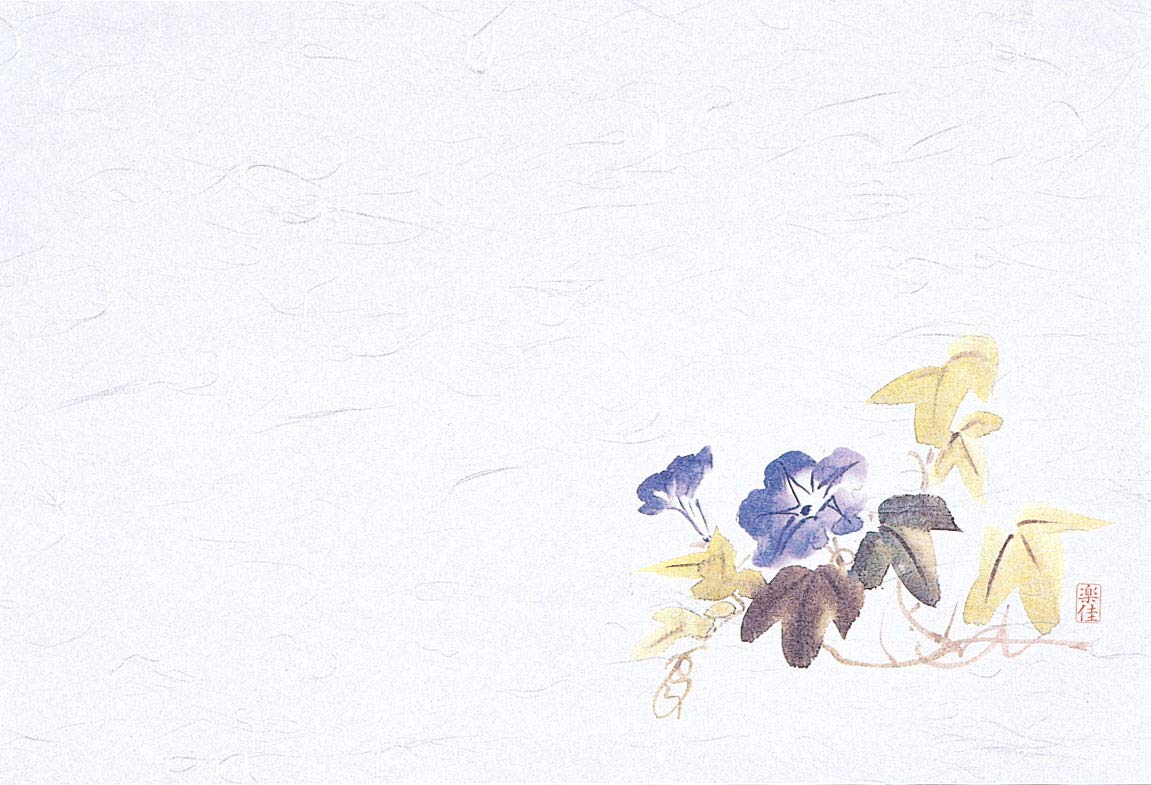 Shiki Paper Senju (100 Sheets), Morning Glory M30-209