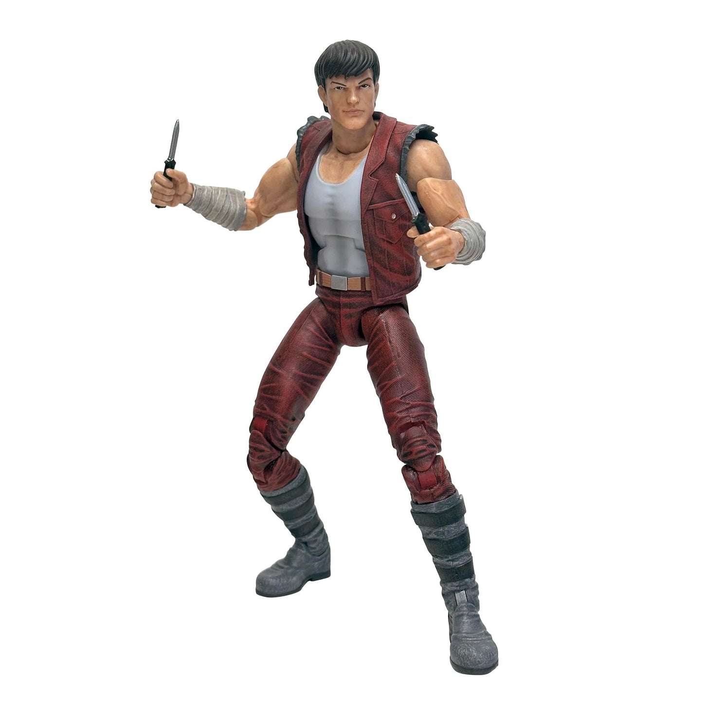 Toynk Double Dragon Jimmy Lee 7-Inch Deluxe Articulated Action Figure with Accessories