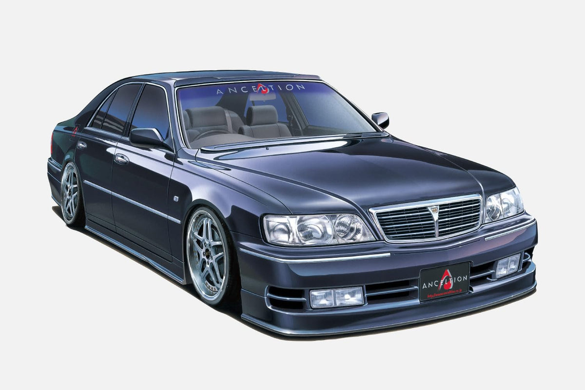 Aoshima Bunka Kyozai 1/24 The Tuned Car Series No.95 Nissan Ankartion Y33 CIMA '96 Plastic Model (Automotive)
