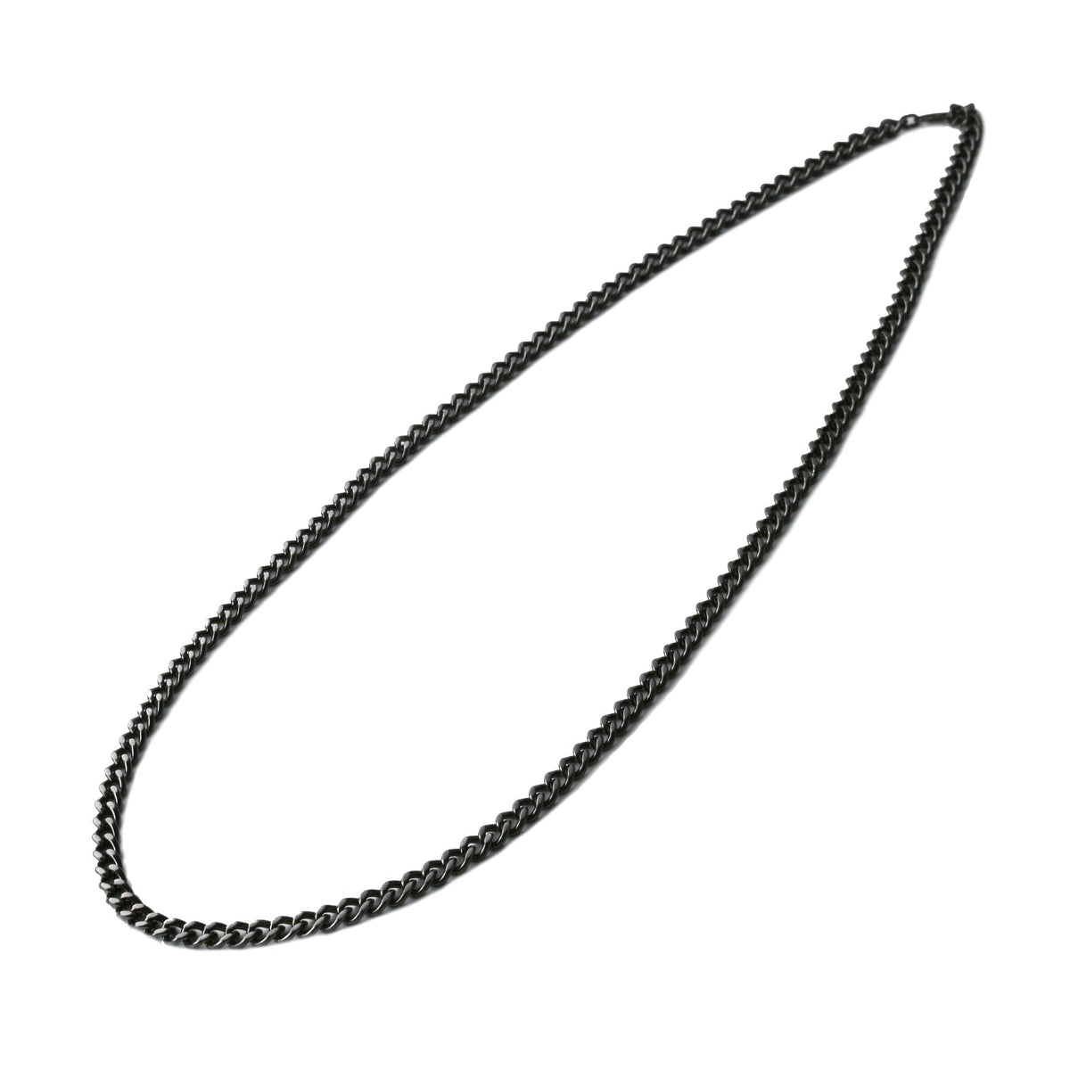 Phiten Carbonized Titanium Chain Necklace (26 Inch) - Corrosion-Resistant, Lightweight, Sports, Gym, and Athletics for Men and Women, Black