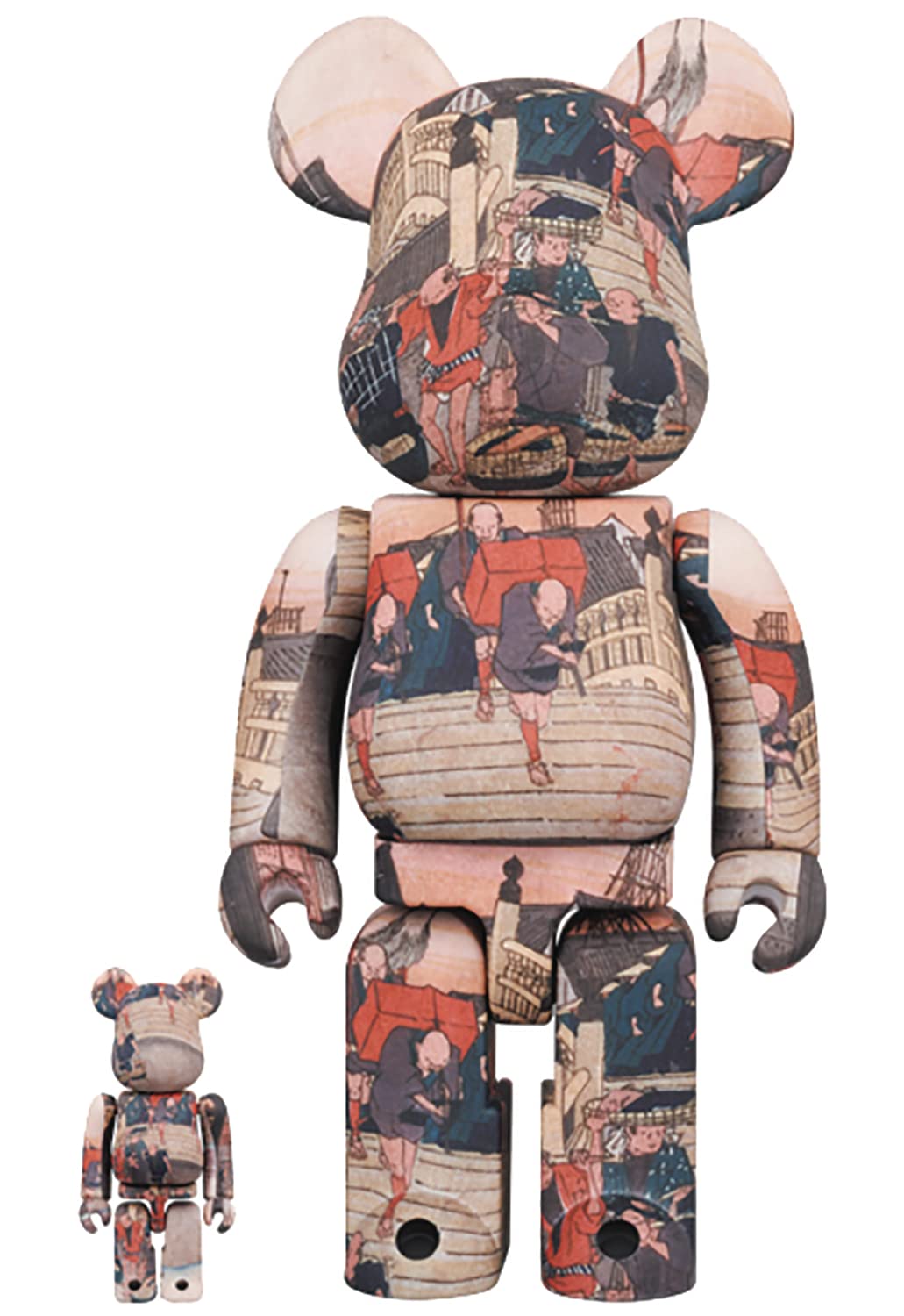 Medicom 53 Stations of Tokaido-Nihonbashi 100% & 400% Be@rbrick 2-Pack