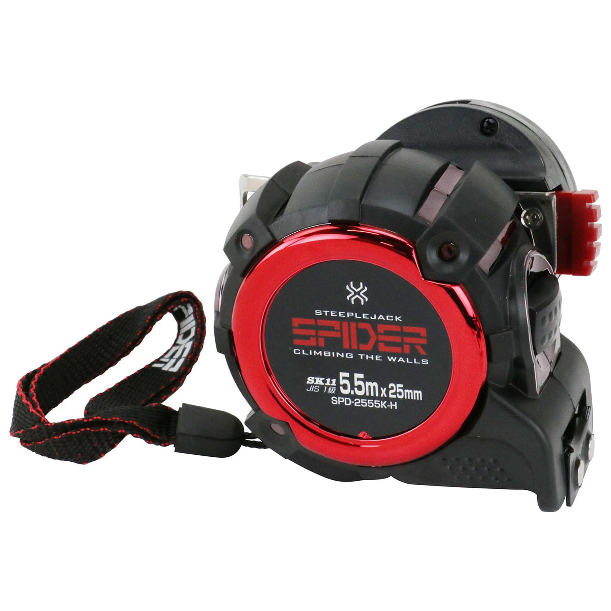 SK11 Convex Extraordinary 5.5 m x 25 mm Tape Standing Approx. 6.6 ft (2.6 m) Holder Included, SPD-2555K-H