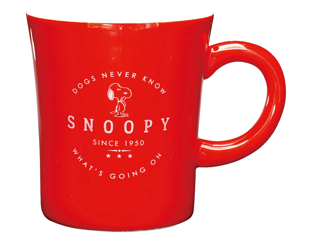 金正陶器(Kaneshotouki) Peanuts 604162 Snoopy Color Mug, 3.3 inches (8.5 cm), Red