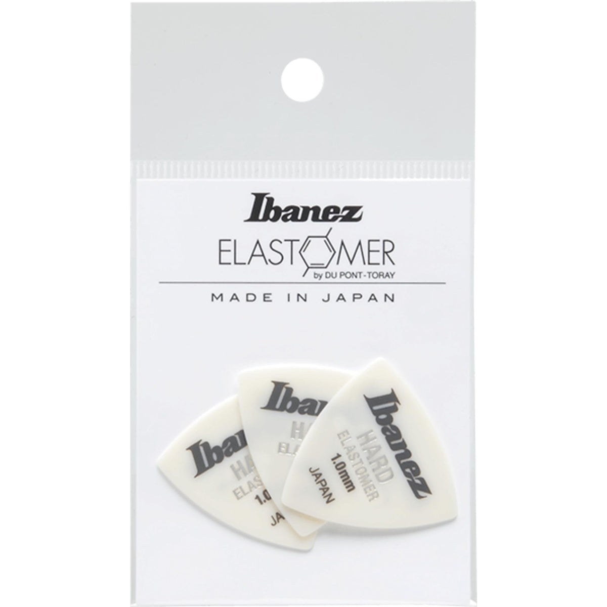 Ibanez Elastomer Series, BEL8HD10, Hard, 3 Pack 1.0mm, Triangle