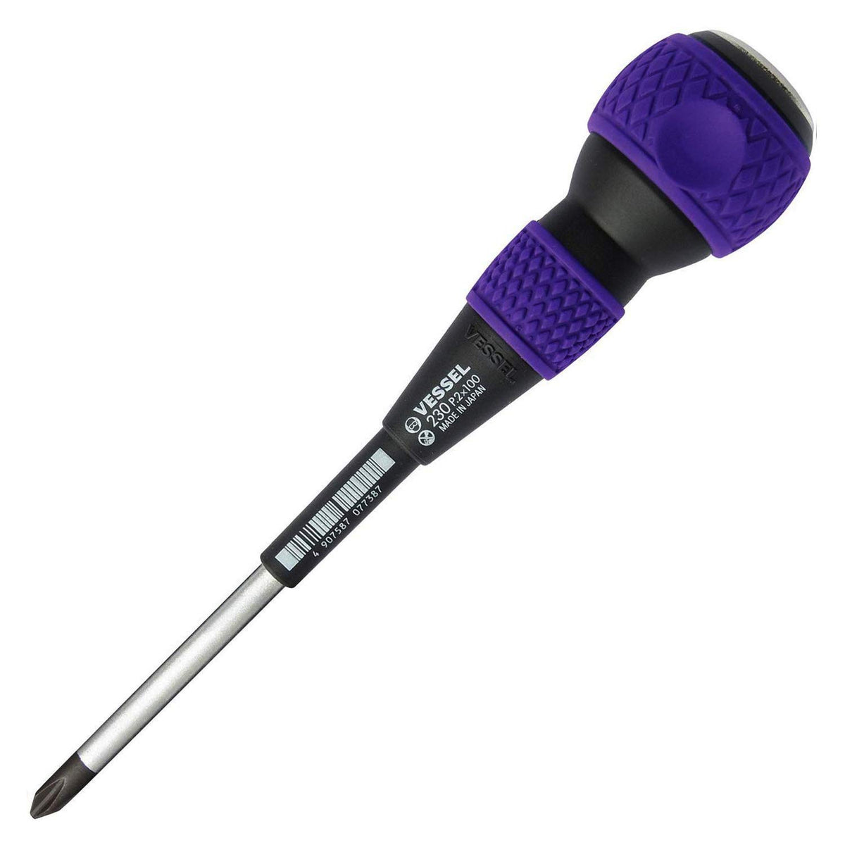 VESSEL Ball Grip Through Driver +2 x 100 230