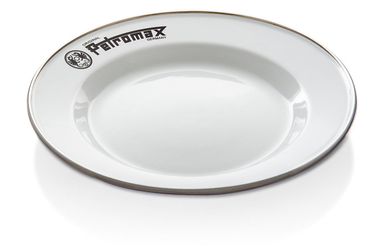 Petromax 12895 Enameled Plates, For Outdoor Activities, Camping, White