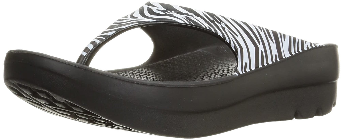 Telic W-FLIPFLOP Sandals, Zebra, 25.5~26.0 cm