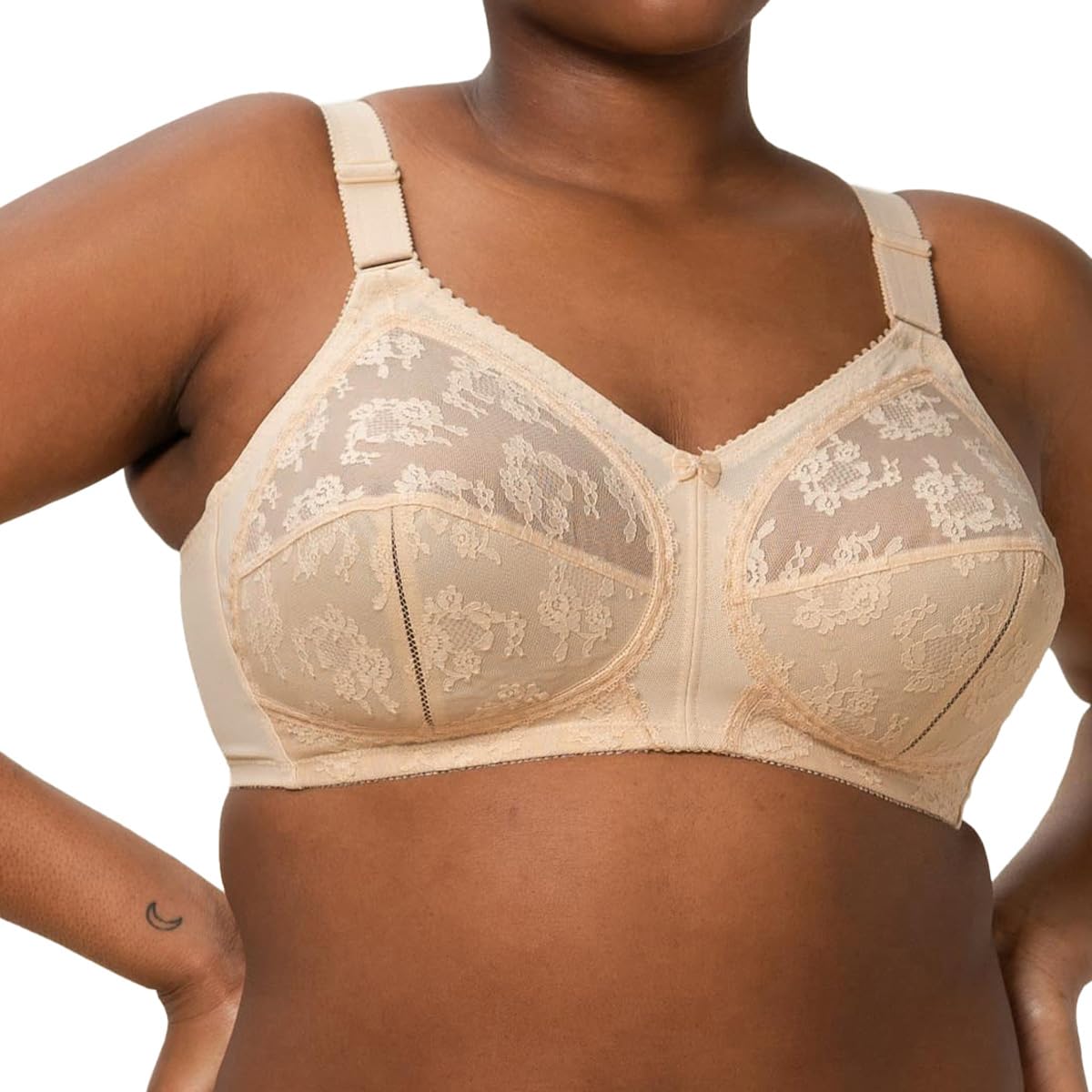 Triumph Women's Doreen Non-Wired Bra, Skin, 40B UK