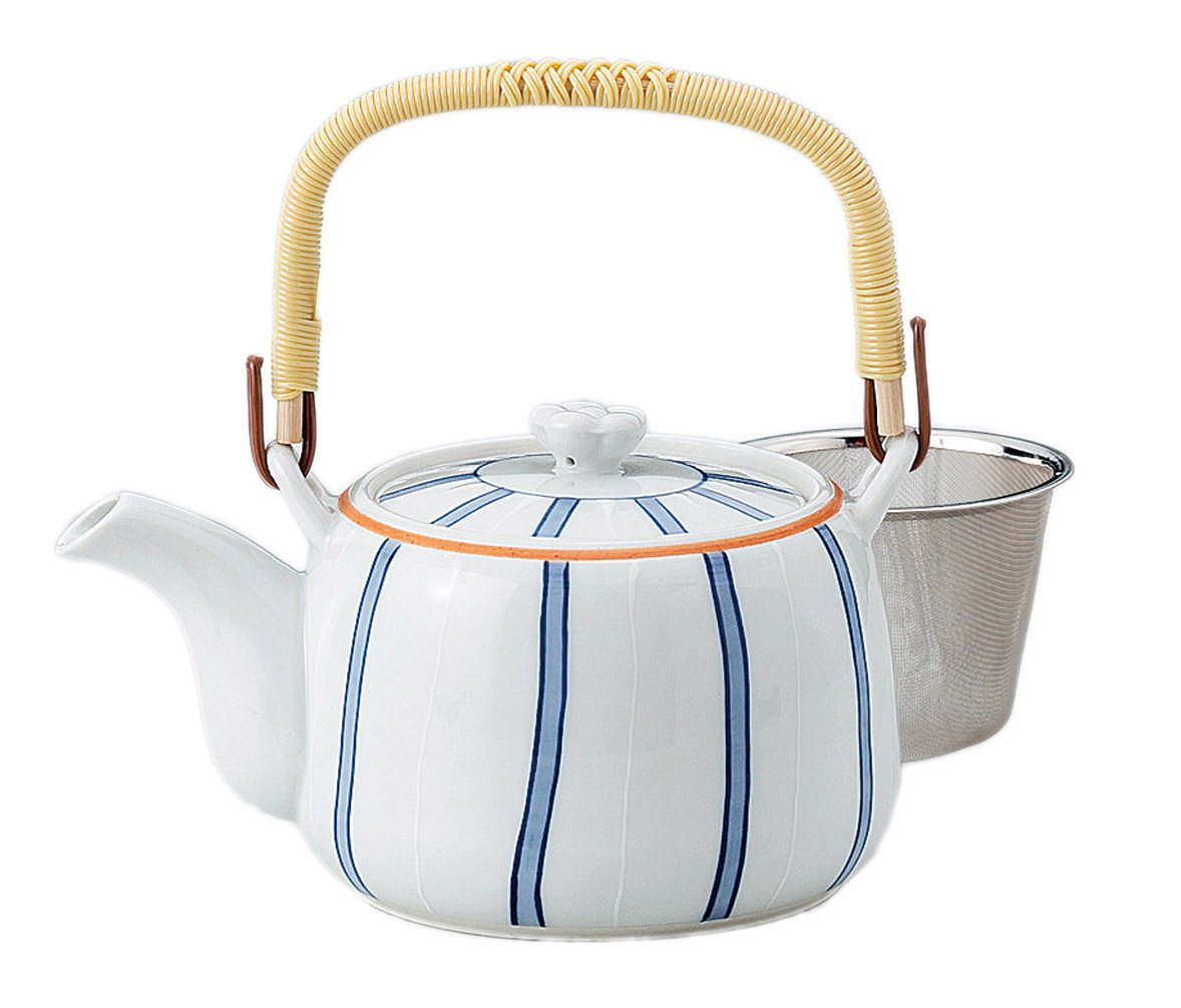 Arita Ware 468-43-533 Ichiren Tozusa No. 5 Earthenware Bottle (with Tea Strainer)