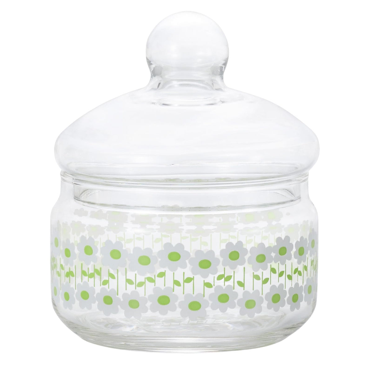 ADERIA 1918 Aderia Retro Bonbon Container 360 Rhapsody, Made in Japan, Showa Retro Glass Canister, Sealed Container, Airtight