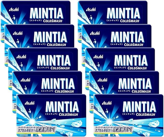 Mintia 7g (0.25oz) x 10 Packets Japanese Mint Tablet/Wild & Cool/Cold Smash/Dry Hard (Cold Smash)