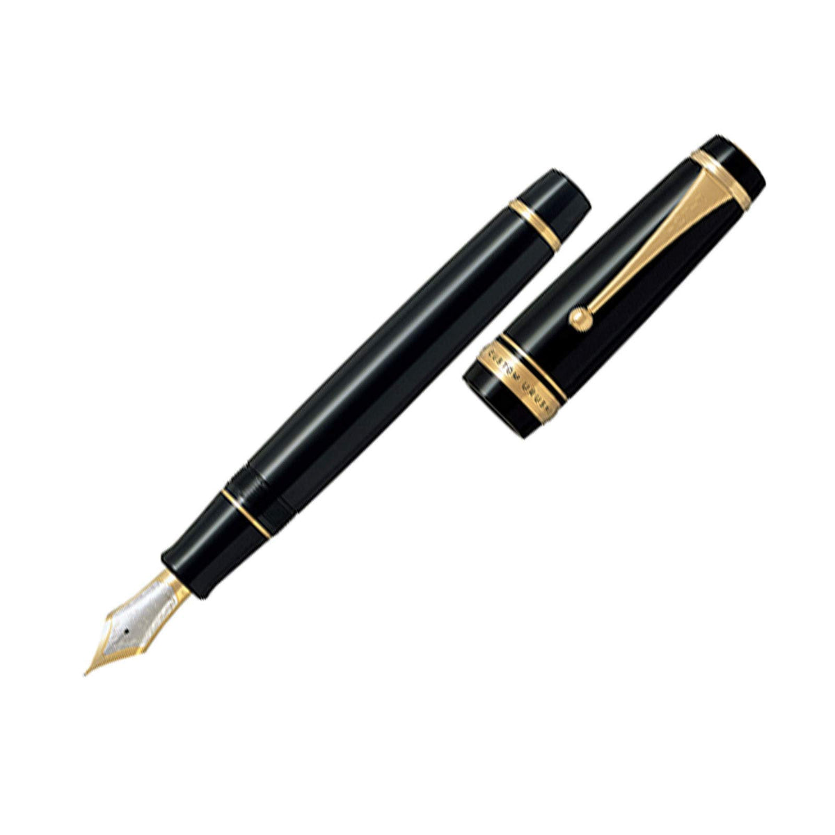 Pilot Fountain Pen Custom Urushi Jet Black Fine Point Medium)