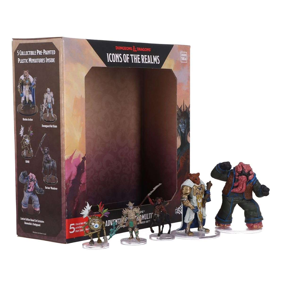 WizKids D&D Icons of The Realms: Planescape: Adventures in The Multiverse - Limited Edition Boxed Set Dungeons and Dragons Miniatures | Painted