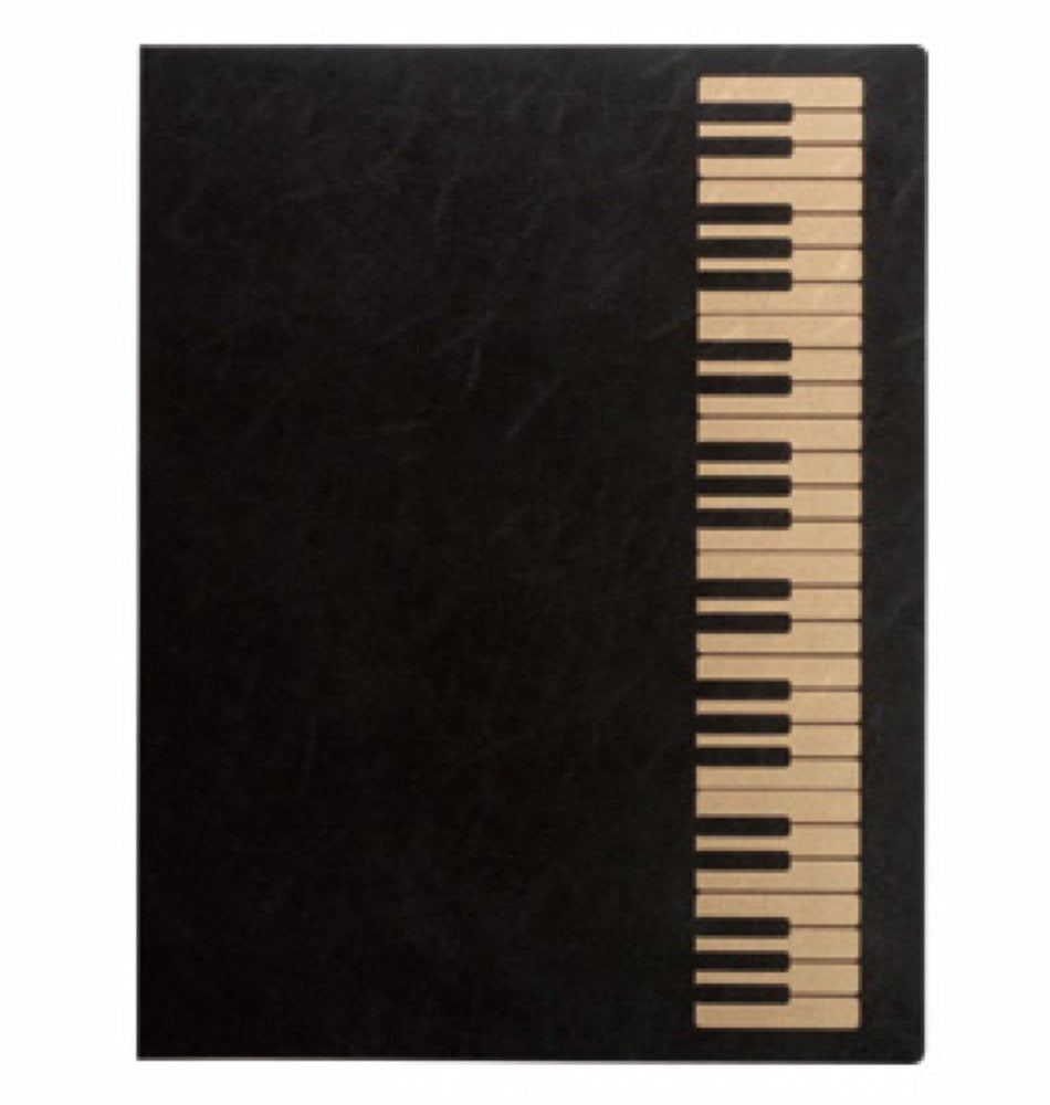 Nakano FL-95/KB/BLG Music Lesson File, Keyboard, Black Gold