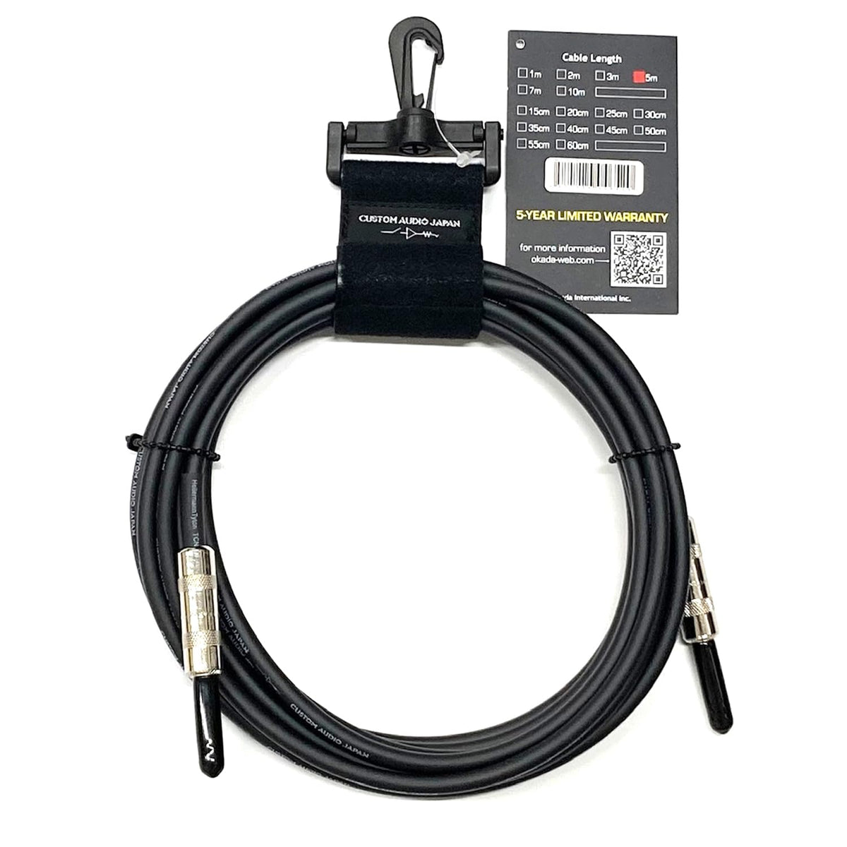 CUSTOM AUDIO JAPAN (CAJ Guitar Cable Legacy Cable I-I 5m 5YW