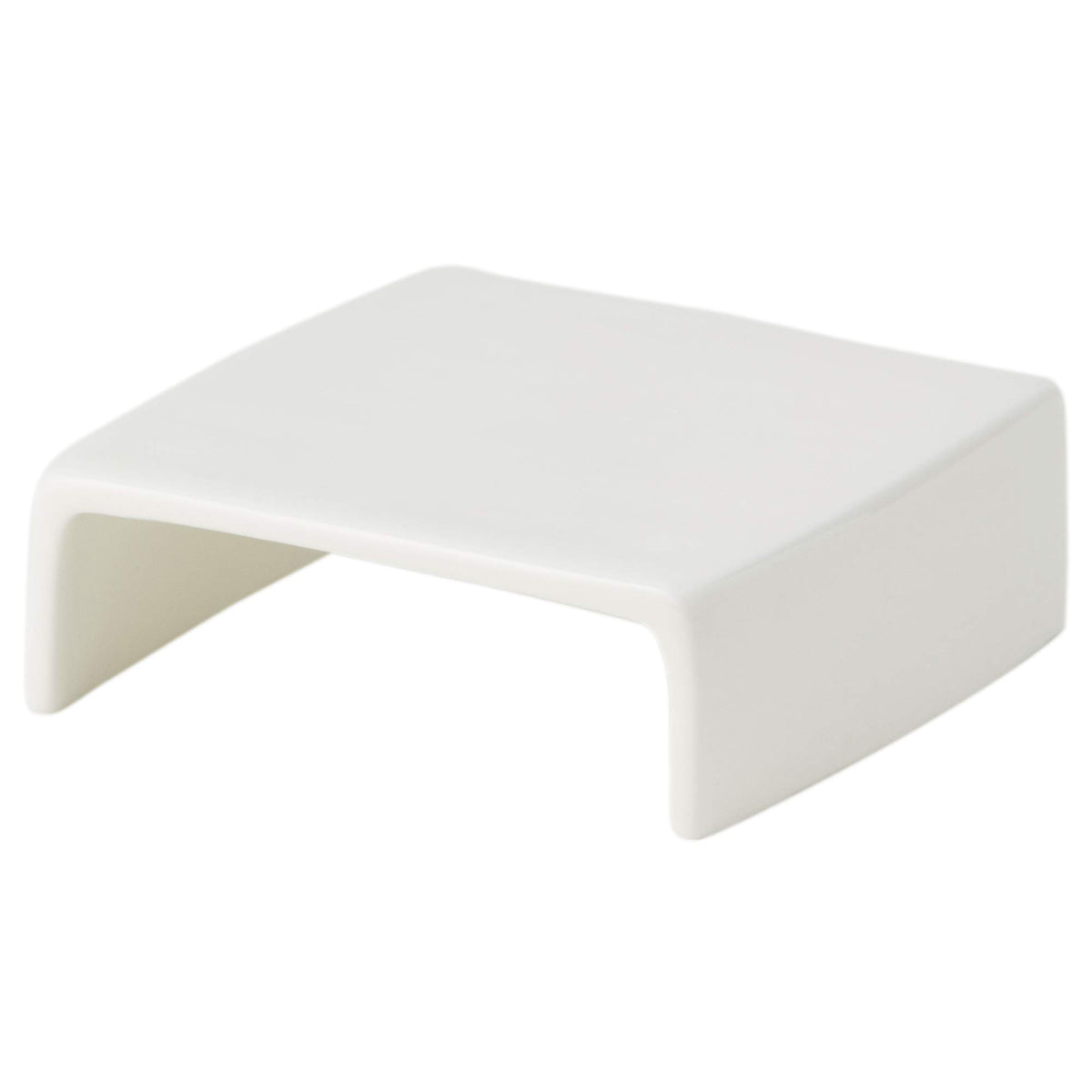 Narumi 51095-9797 Plate Plate, Stone Relief, White, 2.8 inches (7 cm), Small Stand