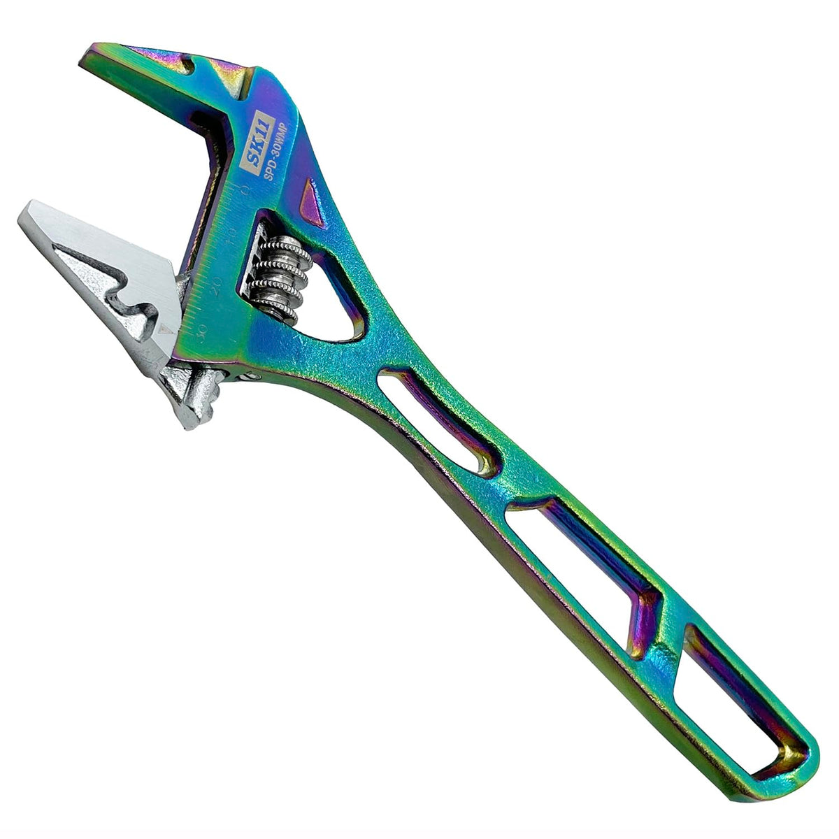 SK11 SPIDER SPD-30WMP Wide Monkey Wrench Rainbow Titanium Wide Mouth Width 1.2 inches (30 mm)