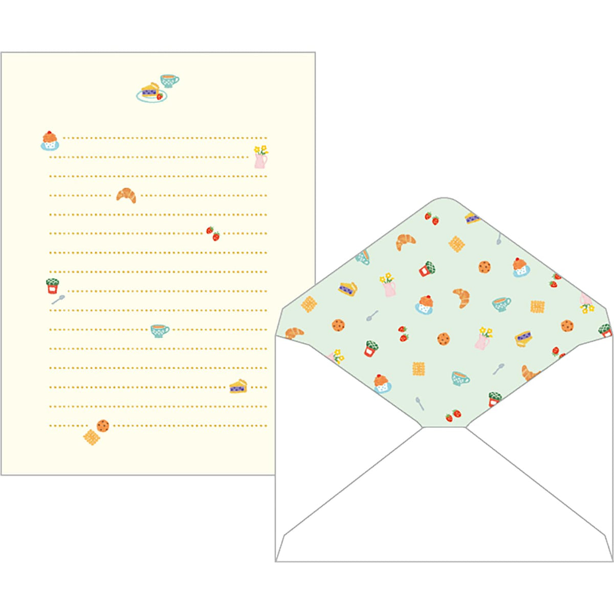 Elcomune LTS-090 Letter Set Papote Tea Time