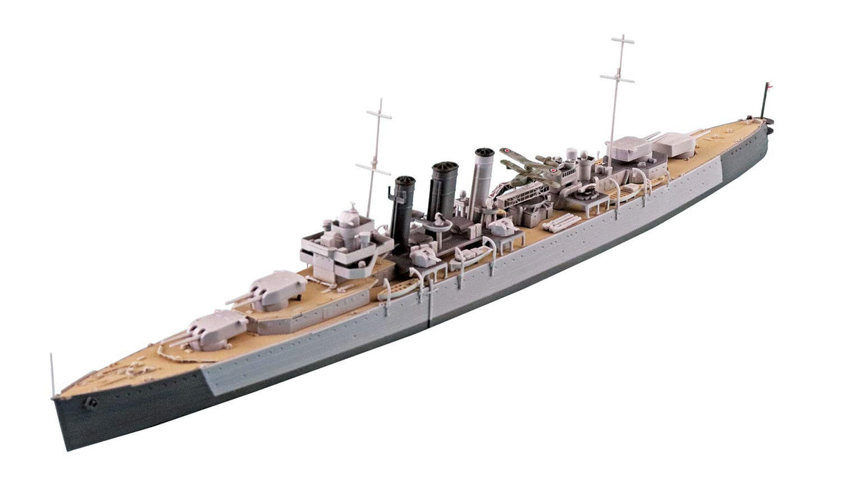 Aoshima 1/700 Scale Kit Waterline 52693 Royal Navy Heavy Cruiser HMS Dorsetshire