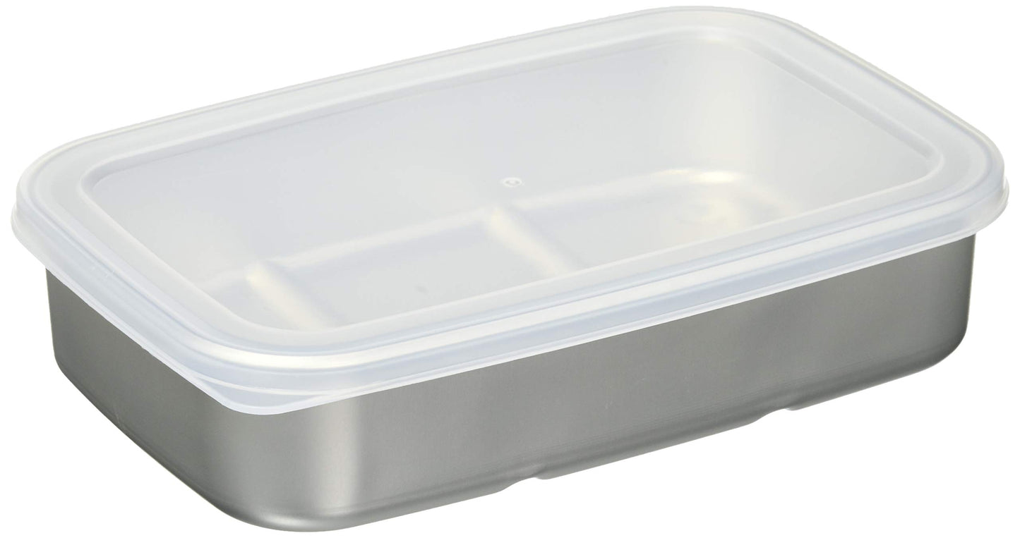 Skater AKH3 Aluminum Rapid Freezing Storage Container, M, 28.1 fl oz (840 ml), Natural, Made in Japan