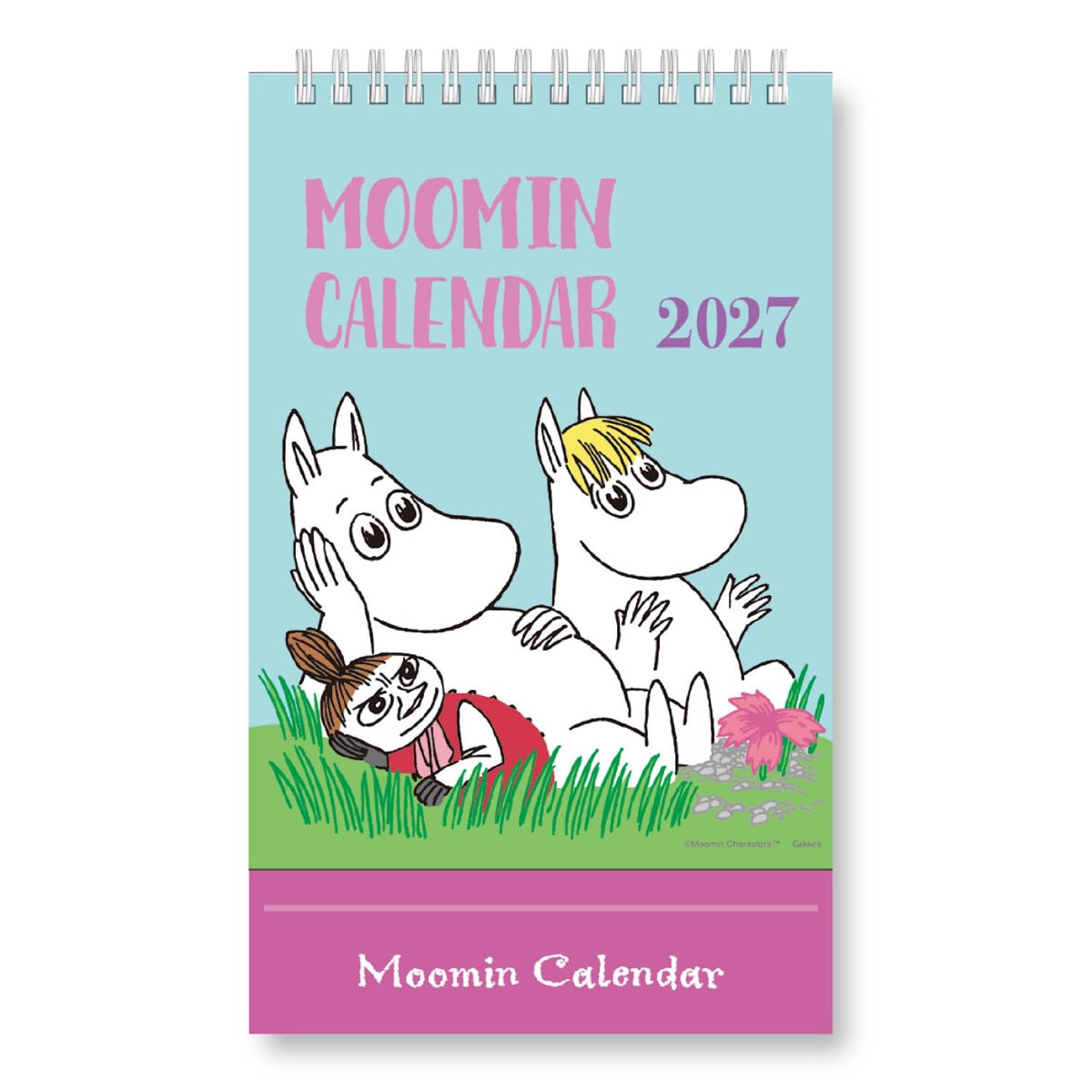 Gakken StaFul 2027 Calendar, Moomin Tabletop, Original Artwork, Starting from January 2027