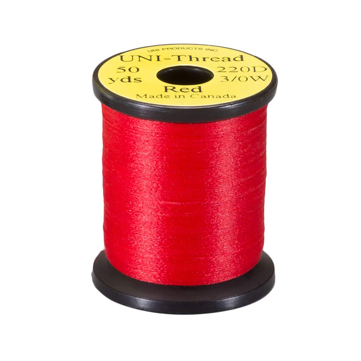 TIEMCO Fly Tying UNI Uni-Threaded 3/0, 50 Yard, Red
