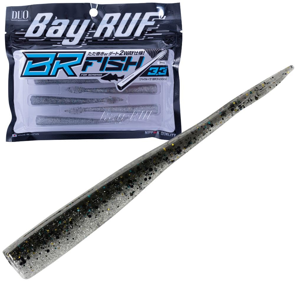 Duo Bail Roof BR Fish 3.3" #S046 Black Anchovy
