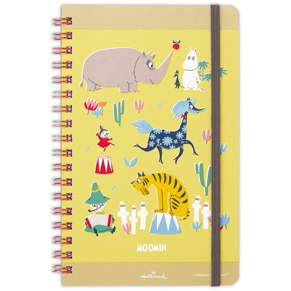 Hallmark Moomin Notebook Ring Notebook, Yellow 843519